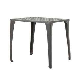 English Elm Christopher Knight Home® - Outdoor 18" Cast Aluminum Side Table - Elegant & Weather-Resistant Accent For Patio Or Indoor Use N773P348245B