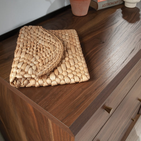 English Elm 4-Drawer Chest In Warm Brown Finish – Stylish Storage Solution For Bedroom Or Guest Space, Easy Setup! B356P402806