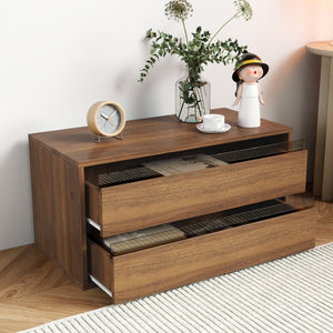 English Elm Stackable Modern Storage Cabinet – Versatile Mounted Solution With Drawers & Display Shelf For Any Room W331P289154-GIGA