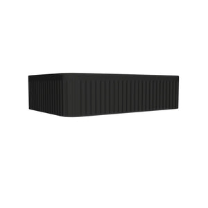 English Elm Bb17, Glossy Black Ceramic Vessel Basin for Modern Bathroom Vanity Countertop W1865P356025