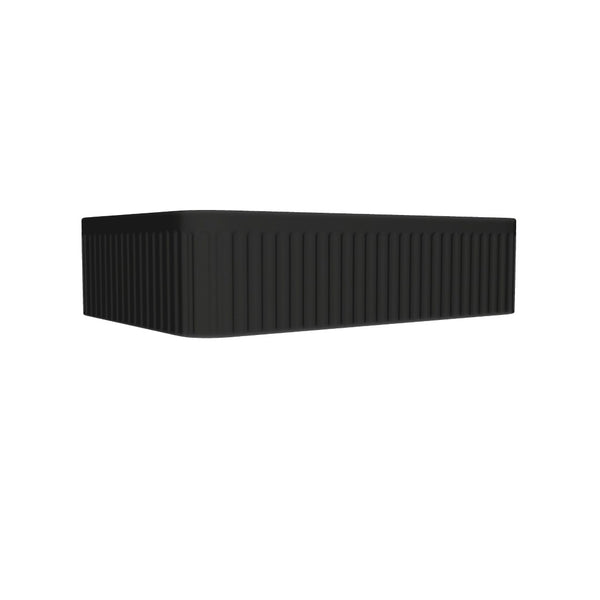 English Elm Bb17, Glossy Black Ceramic Vessel Basin for Modern Bathroom Vanity Countertop W1865P356025