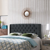 Christopher Knight Home® - Noble House - Lidia Contemporary Full/Queen Tufted Wingback Fabric Headboard