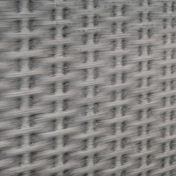 Homeroots 28" Ashy Gray Rattan Design Square Propane Fire Pit With Lava Rocks And Cover   410565