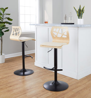 English Elm Adjustable Velvet Swivel Barstools with Chrome Base for Kitchen or Home Bar Set of 2 B202S01967