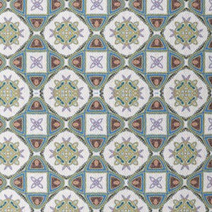 Homeroots 26” White Blue Block Indoor Outdoor Zippered Throw Pillow   411033