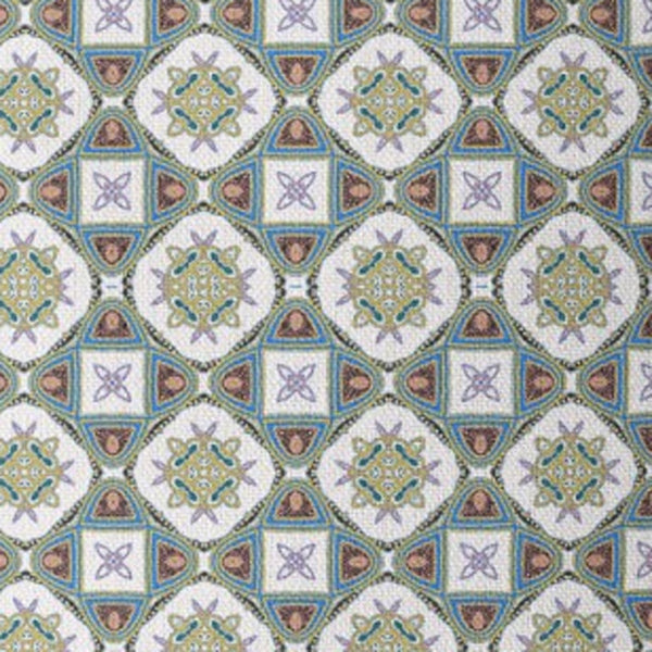 Homeroots 26” White Blue Block Indoor Outdoor Zippered Throw Pillow   411033