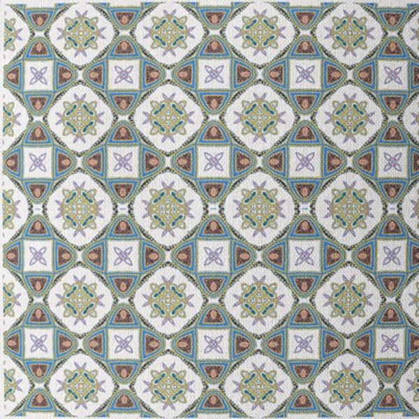 Homeroots 26” White Blue Block Indoor Outdoor Zippered Throw Pillow   411033