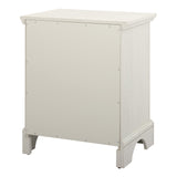 OSP Home Furnishings Farmhouse Basics Nightstand Rustic White