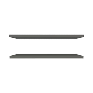 English Elm Grey Floating Shelf for Wall 47.3" x 9.8" — Matte Modern Particle Board, Easy Mounting, Versatile Chic B062P252199