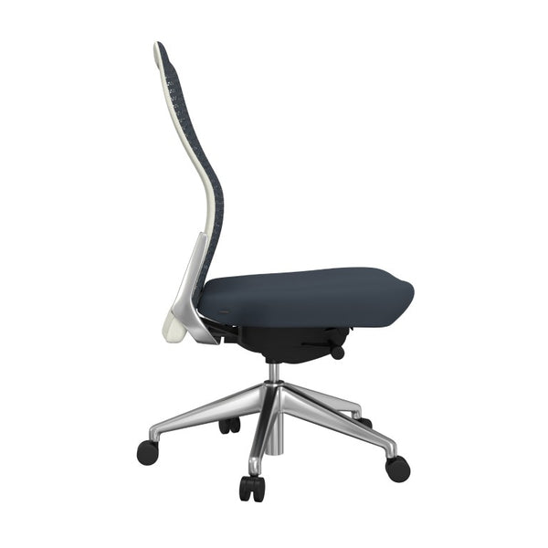 EuroStyle Eon Mesh Back Task Chair with Aluminum Base for Modern Professional Workspaces 411W