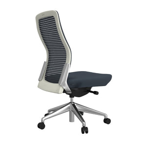 EuroStyle Eon Mesh Back Task Chair with Aluminum Base for Modern Professional Workspaces 411W