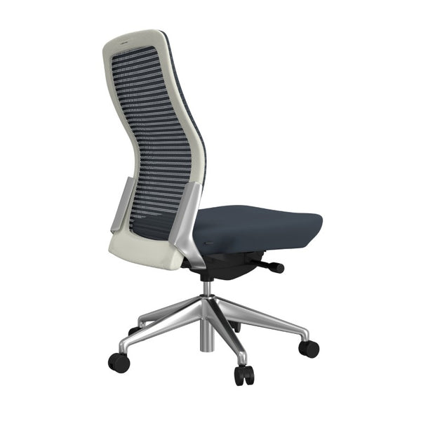 EuroStyle Eon Mesh Back Task Chair with Aluminum Base for Modern Professional Workspaces 411W