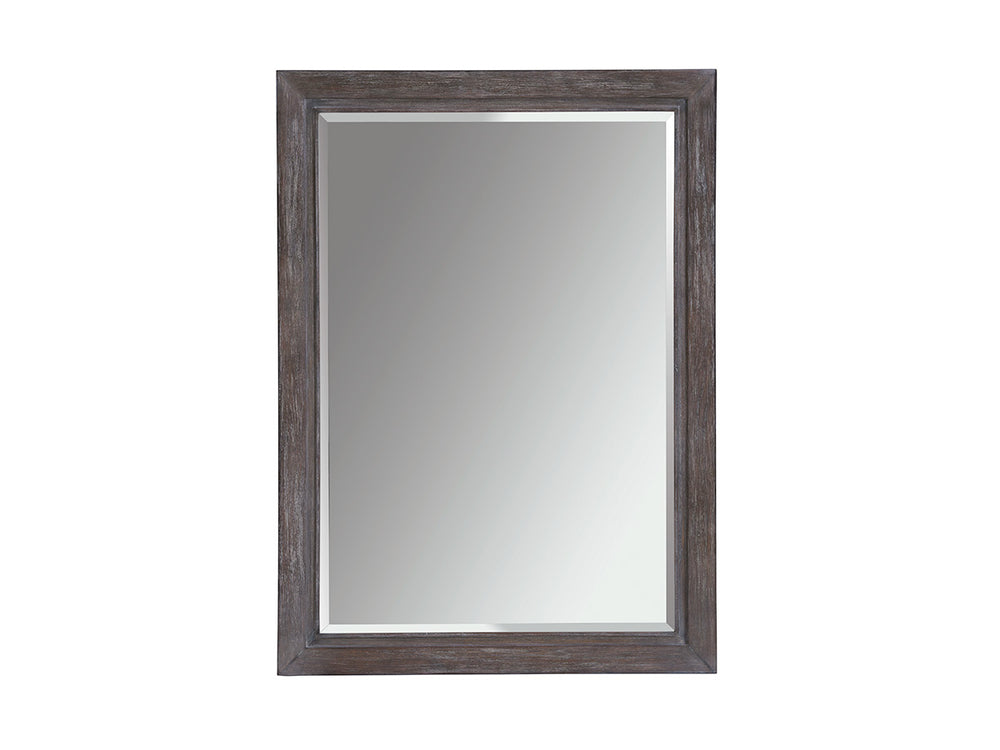 Lexington Solana Rectangular Mirror - Contemporary Oak Design With Beveled Frame For Stylish Home Décor Priano  411-205