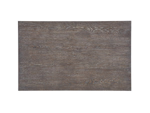 Lexington Impulse Cocktail Table - Contemporary Oak Design With Cerused Gray Finish & Polished Graphite Hardware Priano  411-945