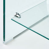 Christopher Knight Home® - Noble House - - Coffee Table 12Mm Tempered Bent Glass ,6Mm Shelf Glass