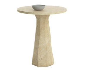 Sunpan KLIFF Bar Table - Modern Travertine-Look Design for Stylish Indoor & Outdoor Spaces, Durable Finish 112488