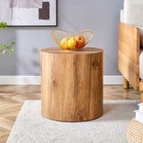 English Elm The Cylindrical Table With Its Patterned Design Can Be Easily Integrated Into A Variety Of Interior Styles, From Coffee Tables To Small Dining Tables, Workbenches Or Makeshift Writing Desks.