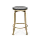 Christopher Knight Home® - Noble House - Skyla Modern Industrial Swiveling Counter Stool (Set of 2)