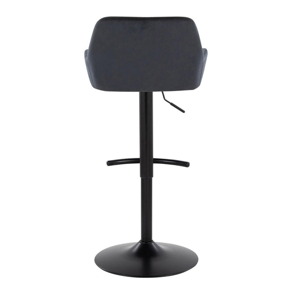 English Elm Contemporary Swivel Barstools with Chrome Base and Faux Leather Seats Set of 2 B202S00823