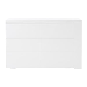 English Elm Six Drawers Multi-Functional White Desk With Removable Top – Versatile Storage For Home & Office W3871P369001-GIGA