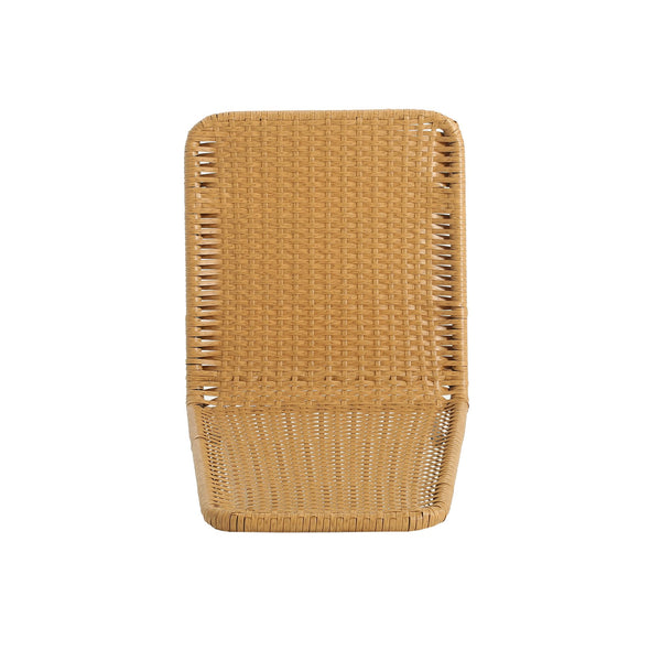 English Elm Christopher Knight Home® - Dining chair rattan set of 2 with iron legs, woven PE rattan cushions, sturdy assembly included, compact dining seating Light Brown N779P201261L