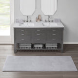 Madison Park Signature Marshmallow Transitional Bath Rug MPS72-171 Grey