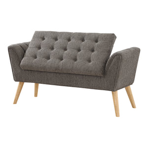 OSP Home Furnishings Castile Storage Bench Stone/ Natural