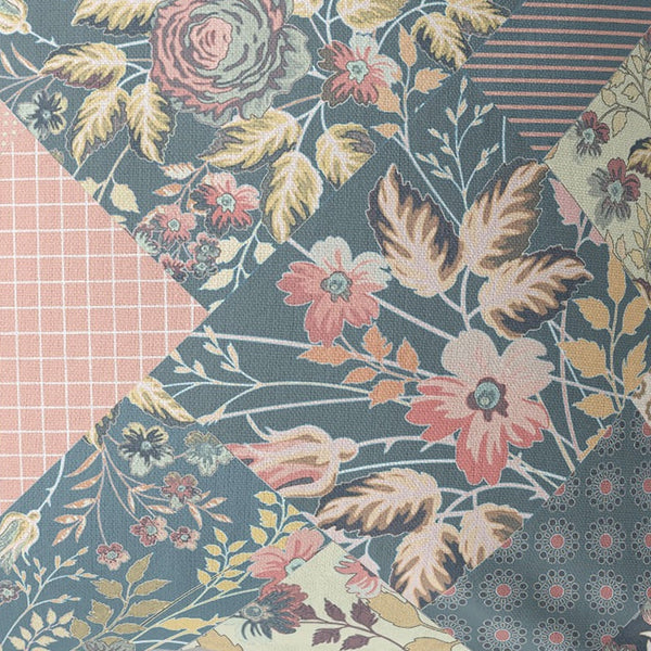 Homeroots 28" Green Peach Boho Floral Indoor Outdoor Throw Pillow   413944