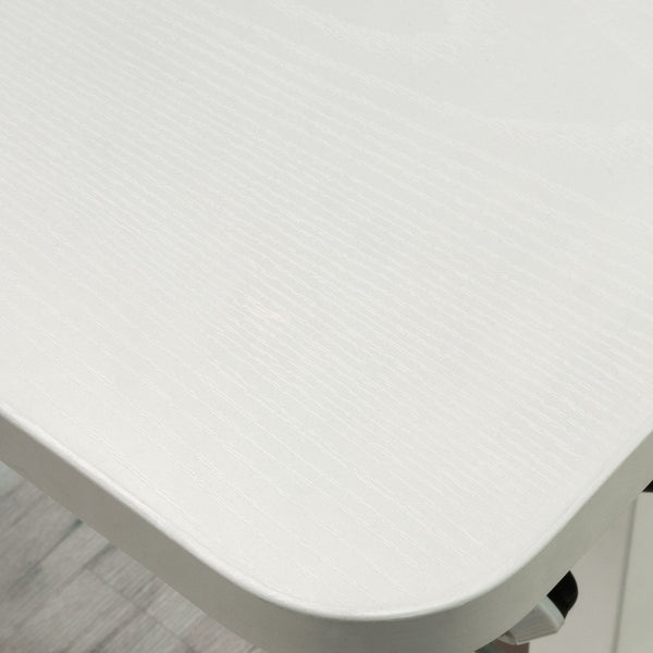 English Elm Sit/Stand Desk In Modern White Finish With Ergonomic Height Adjustment & Integrated Charging Options B356P402616-GIGA