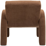 Corduroy Brown Corduroy Fabric Accent Chair 413Brown Meridian Furniture