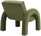 Corduroy Green Corduroy Fabric Accent Chair 413Green Meridian Furniture