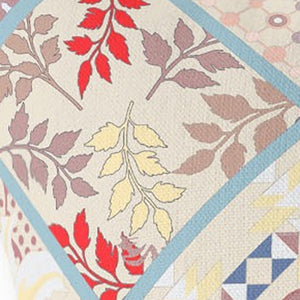 Homeroots 26” Cream Red Patch Indoor Outdoor Throw Pillow   414024