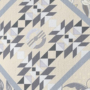 Homeroots 26” Cream Gray Patch Indoor Outdoor Throw Pillow   414031