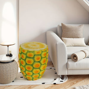 English Elm 14" Pineapple Resin Stool Sculpted Tropical Accent for Patio Balcony or Living Room W5709P460798
