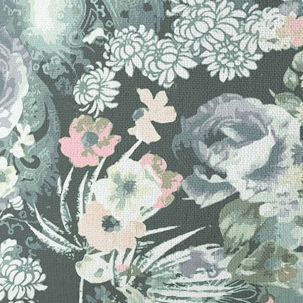 Homeroots 26" Green Gray Springtime Indoor Outdoor Throw Pillow   414581