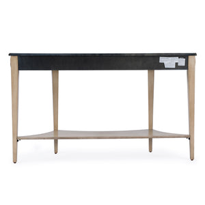 Butler Specialty Astor Demilune Console Table - Elegant Olive Ash Finish With Tapered Legs And Curvaceous Shelf Tan,Beige Rubberwood Solids,Mdf,Resin,Cherry,Maple And Olive Ash Burl Veneers 4146424-butler