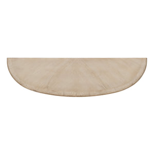 Butler Specialty Astor Demilune Console Table - Elegant Olive Ash Finish With Tapered Legs And Curvaceous Shelf Tan,Beige Rubberwood Solids,Mdf,Resin,Cherry,Maple And Olive Ash Burl Veneers 4146424-butler