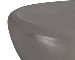 Sunpan Corvo Coffee Table - Unique Contemporary Design in Natural Concrete for Stylish Indoor Outdoor Spaces Large - 54W x 34D x 16H