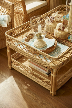 Chelsea House Beaumont Bone Hurricane Short — Hand-Carved Twist Pedestal, Brass Candle Holder & Mouth-Blown Glass 41490294