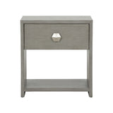 Moxy Bedside Table 1 Drawer Gray 385897 Chelsea House