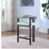 Romeo Mint Green Vegan Leather Counter Stool 414Mint-C Meridian Furniture