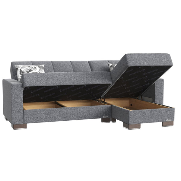 English Elm Primenest Nimbusflow Convertible Chaise Lounge With Storage - Stylish, Comfortable, And Versatile! B030P303534-GIGA