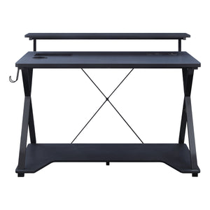 OSP Home Furnishings Checkpoint Gaming Desk Black / Carbon