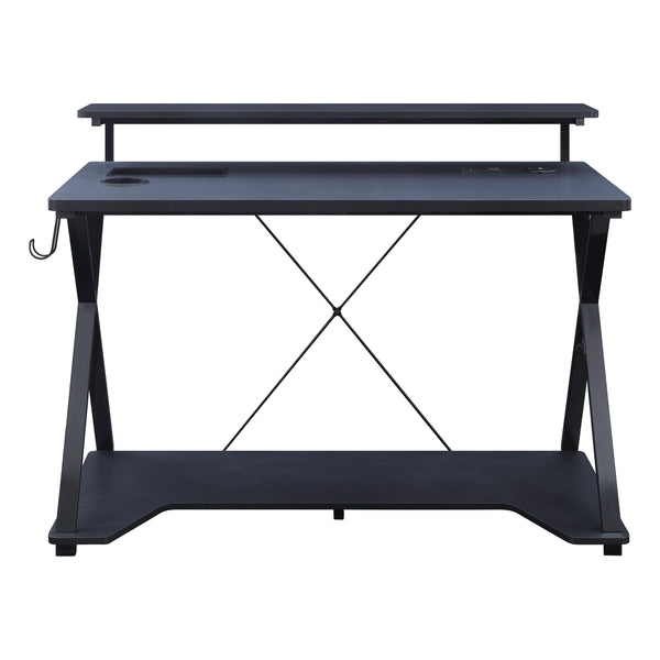 OSP Home Furnishings Checkpoint Gaming Desk Black / Carbon