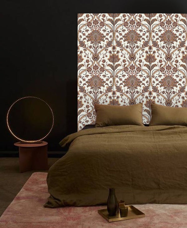 Homeroots Vintage Green Baroque Three Panel Room Divider Screen  Wood 415079