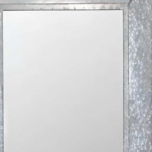 Homeroots 84" Gray Brown Metal And Wood Framed Leaning Accent Mirror  Wood ,Mirror 415092