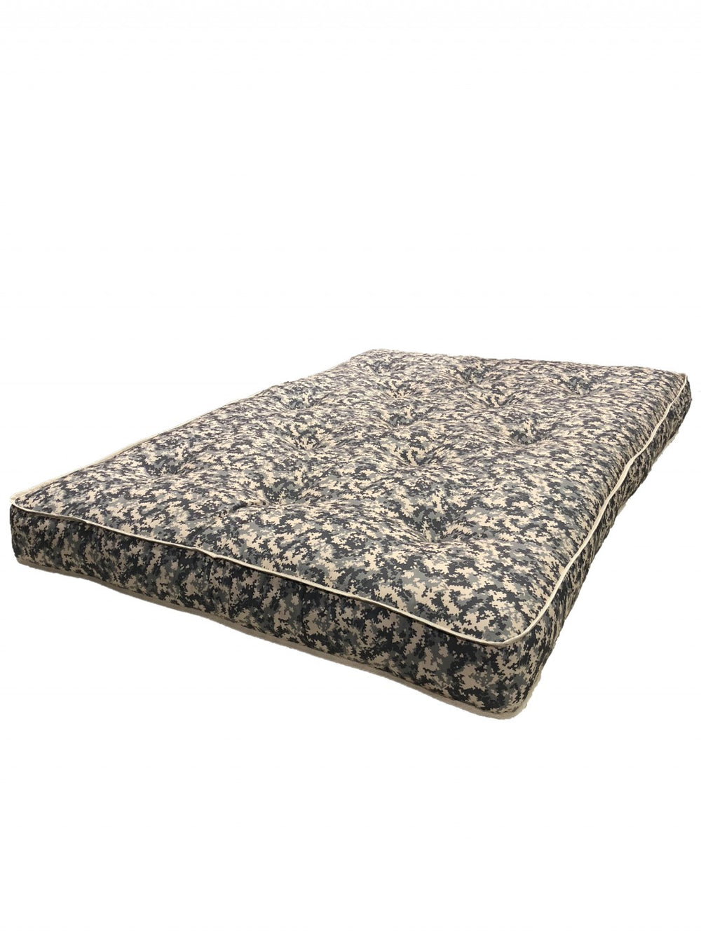 Homeroots 8" Camo Double Foam Full Mattress  Polyester 415478