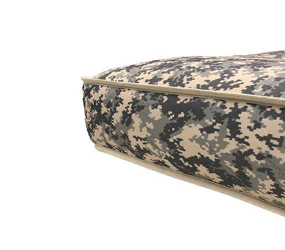 Homeroots 8" Camo Double Foam Full Mattress  Polyester 415478