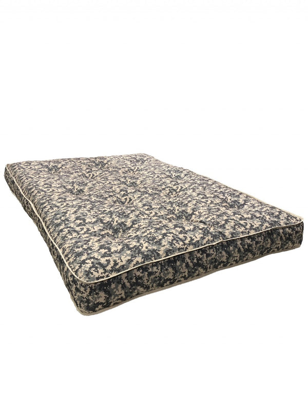 Homeroots 8" Camo Double Foam Full Mattress  Polyester 415478