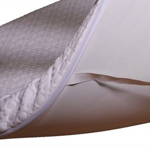 Homeroots 3" Deluxe White Memory Foam Mattress Topper With Straps Twin  Polyester 415634